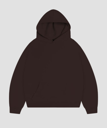Hoodie Premium Blanks 330GSM Marrone